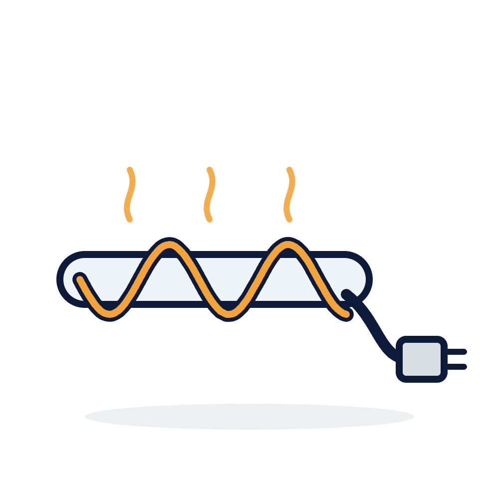 Illustration: varmekabel